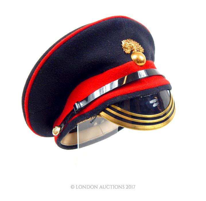 A Grendier Guards, Colour Sergant cap, with cap badge. - Image 2 of 2