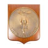 An SAS insignia plaque; 21cm high.