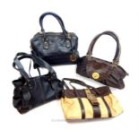 Four ladies handbags
