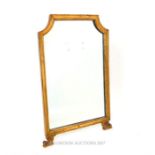 From the estate of the late Lady Wanda Boothby: a 19th century style gilt framed mirror on stand