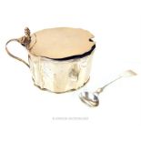 From the estate of Lady Wanda Boothby: a 19th century silver jam pot with original glass liner and