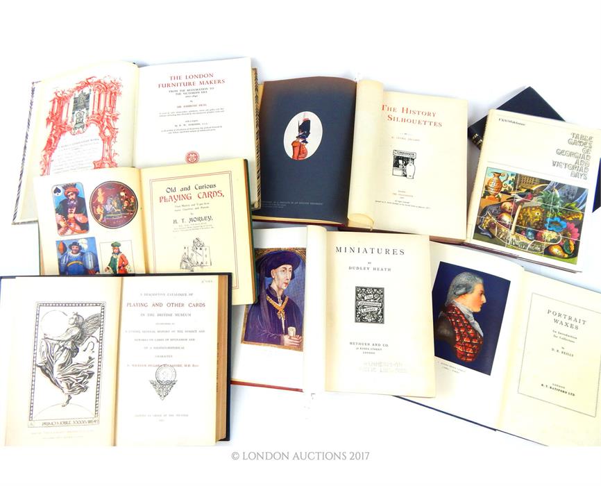 Reilly, D.R. "Portrait Waxes" together with seven other books and on a collecting theme. (8) - Image 2 of 3