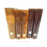 Stephen, Leslie, Sir "English Thought in the Eighteenth Century" in two volumes; together with three