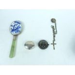 A collection of silver items