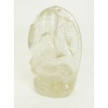 A possibly 19th century, Carved Rock Crystal Ganesha (Tsog Dak or Ganapati).