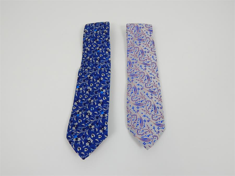 Two, unused, Duchamp, silk ties - Image 2 of 2