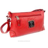 A red leather, Italian, 'Tignanello' handbag