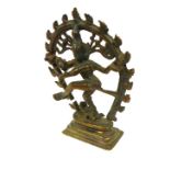A 19th century, bronze Image of Hindu God Shiva as a Cosmic Ecstatic Dancer Nataraja, possibly