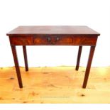 An elegant, Georgian, mahogany, side table