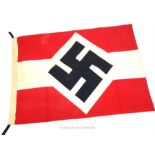 A WW2 Hitler Youth style flag; 67cm wide