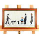 After L S Lowry, oil on board