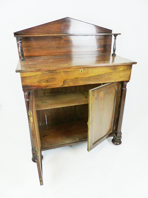 A Regency rosewood chiffonier; 92cm wide; 121cm high overall. - Image 2 of 2