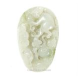 A Chinese jade carving