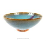 A Chinese Jun ware pottery bowl