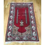 A small Bokhara rug