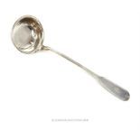 A German 800 standard solid silver ladle