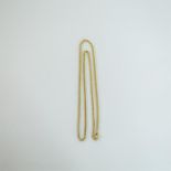 A boxed, 9 ct yellow gold, chain necklace