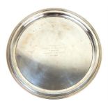 An American sterling silver salver, Tiffany & Co