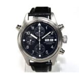 IWC Dopplechronograph - Automatic 42mm Platinum watch