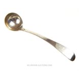 A George III sterling silver sauce ladle