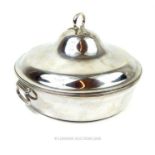 A George III sterling silver tureen and cover