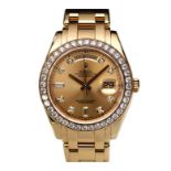 ROLEX - Day-Date Masterpiece 39mm automatic watch