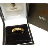 An 18 ct yellow gold and diamond solitaire ring (Insurance Valuation Document)