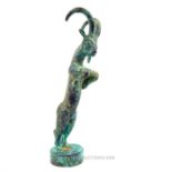 A Persian cast bronze Ibix