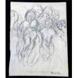 After Christian Gottlieb Steinlen (1779-1847), unframed pencil study