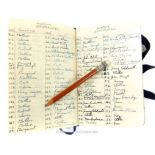 A 1940 diary belonging to Midshipman M. Ball