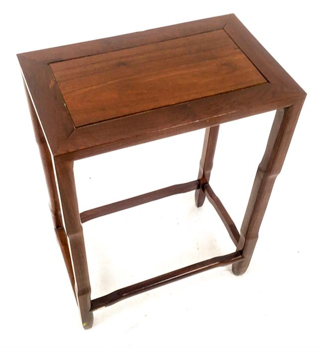 A Chinese, hard-wood, occasional table