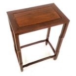 A Chinese, hard-wood, occasional table