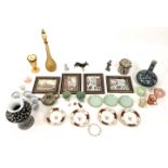 A quantity of vintage ceramic and glass items
