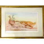 Minter-Kemp (contemporary), A signed, limited edition print of Geese