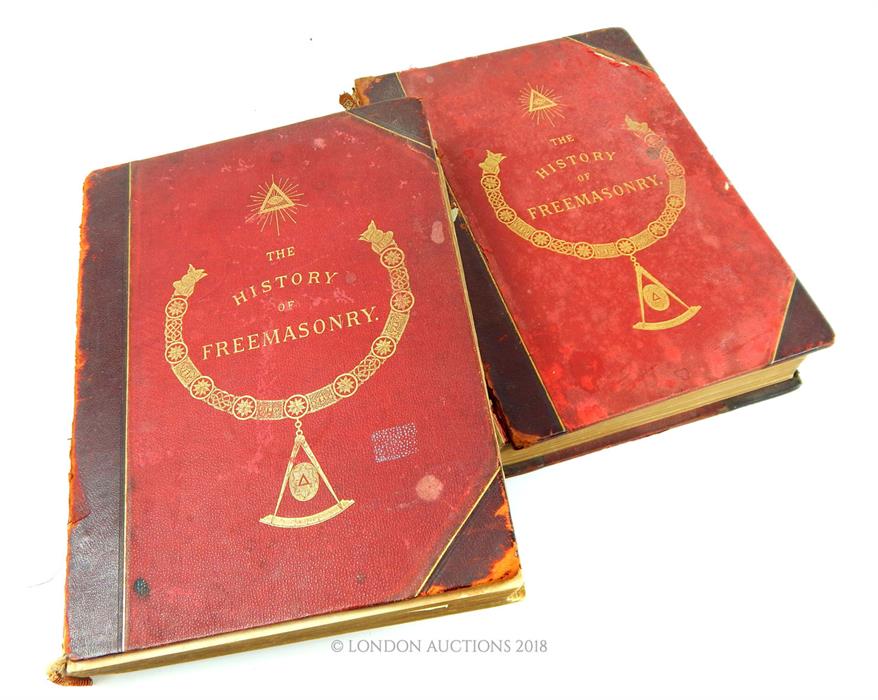 Robert Freke Gould, Two 19th century volumes entitled 'The History of Freemasonry'