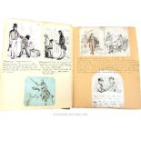 A fine Victorian Album full of original drawings