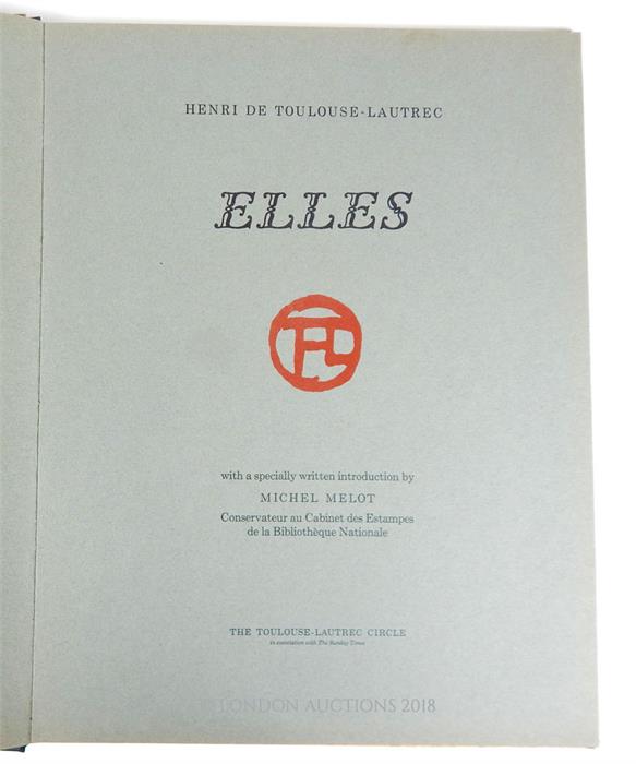 Toulouse Lautrec; Elles. - Image 2 of 5