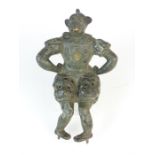 Bronze of the Clown Grimaldi.