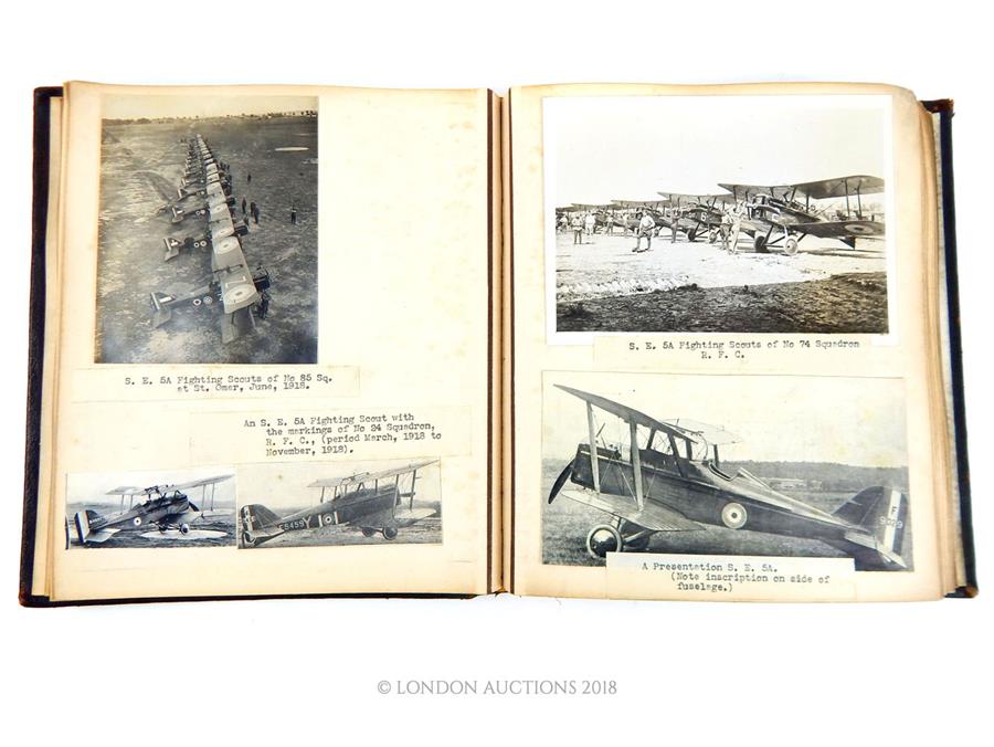 WW1 fighter plane photo album