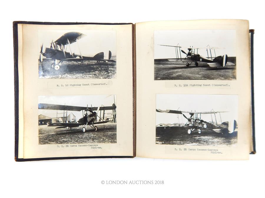 WW1 fighter plane photo album - Image 3 of 4