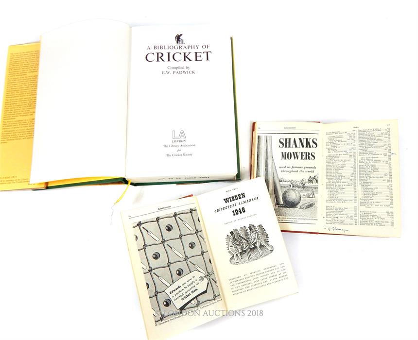 Wisdens and Cricket Bibliography. - Image 2 of 3