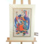 An unframed Chinese painting on paper