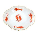 A 20th century Meissen porcelain dish