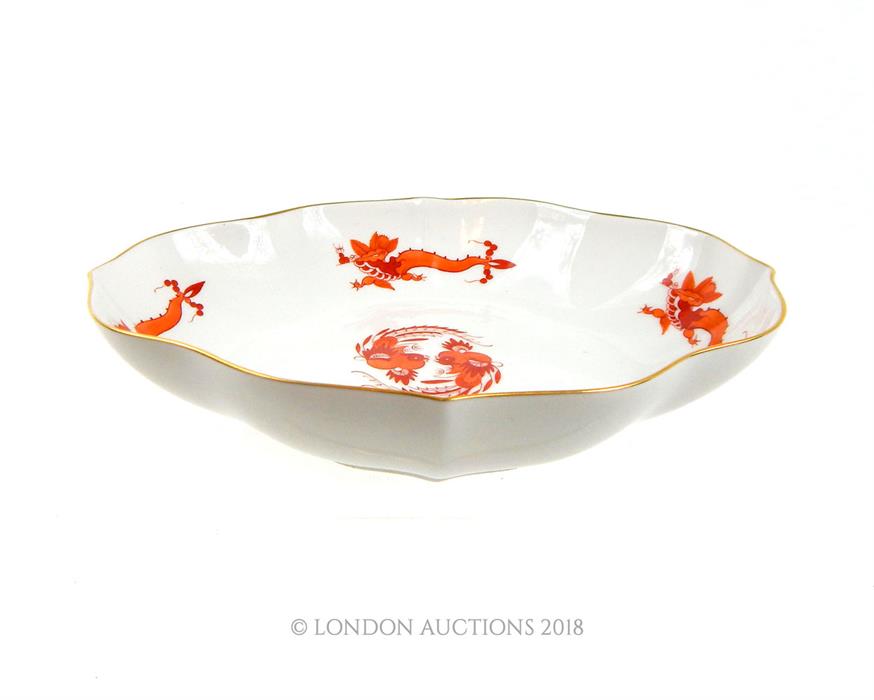 A 20th century Meissen porcelain dish - Image 2 of 3