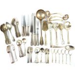 A very large quantity of vintage, silver-plated cutlery