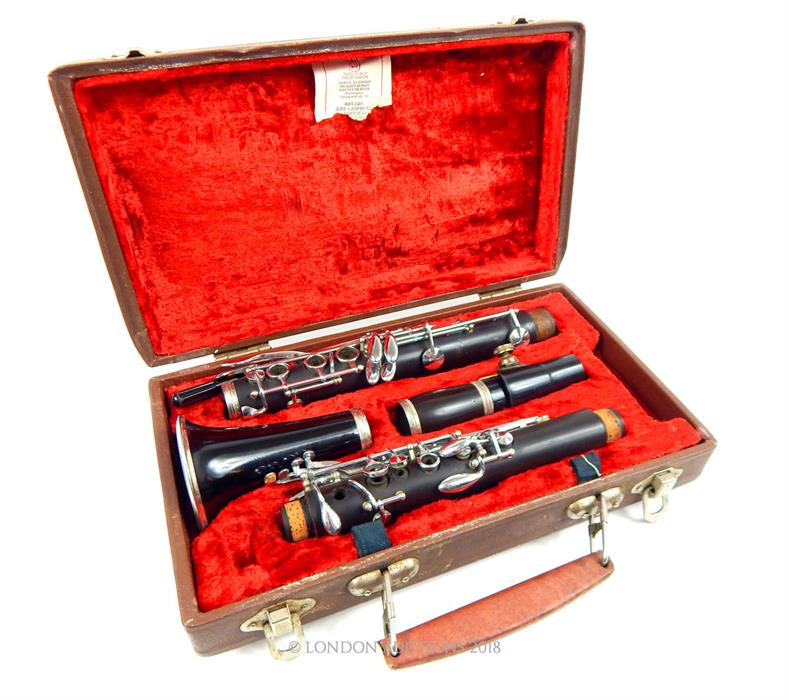 A modern, clarinet with fitted case made in Leningrad, Russia. - Image 2 of 2