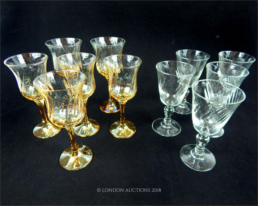 A quantity of hand-made glassware