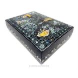 A 20th century Japanese Shibiyama lacquered box