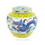 A Chinese, Dou Cai, ginger jar