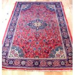 An extremely fine central Persian Sarouk rug